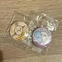 くら寿司×ちいかわ　缶バッジ　モモンガ　うさぎ