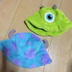 【モンスターズインク】サリー　マイク　バケットハット　もこもこ　帽子