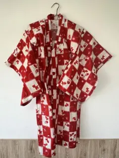 浴衣　帯付き 110 金魚 赤 兵児帯 キッズ　女の子