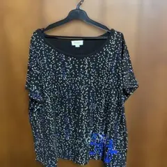 DIESEL ドット柄 五分袖Tシャツ サイズH