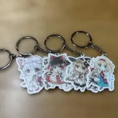 東方 キーホルダー4点セット