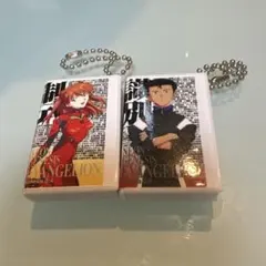 新世紀エヴァンゲリオン　ビデオテープミニチュアチャームコレクション　２個セット