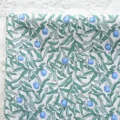 ジョイアスジュニパー　グリーンブルー　ラメ　輸入タナローン　30cm×50cm