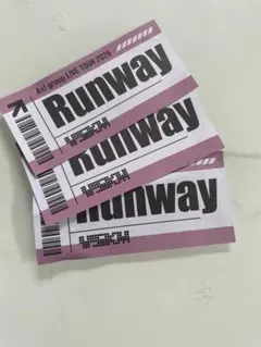 Aぇ!group Runway チケット風落下物3枚