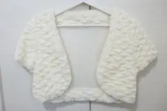 ファーボレロ　ホワイト　結婚式　パーティー