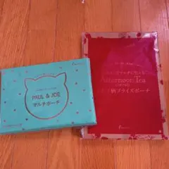 PAUL & JOE マルチポーチ★イチゴ柄ブライズポーチ【2点セット】