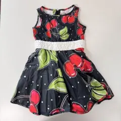 【新品タグ付き】MONNALISA モナリザ チェリー柄 ワンピース 92cmのサムネイル