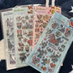 ディズニーキャラクターシールセット 4枚