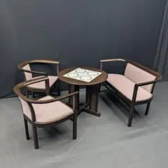 モリシゲ　メヌエット　4点セット　カフェテーブルセット　応接セット　ティーセットのサムネイル