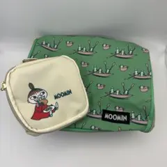 ムーミン✳︎MOOMINスクエア収納ポーチ2点セット　GLOW 1.2月合併号付録