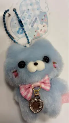 すくっとタッチさん ブルーホリック チェック ぬいぐるみ マスコット