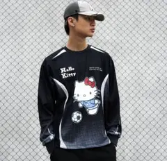 HELLO KITTY x WHOOSIS サッカー風長袖のサムネイル