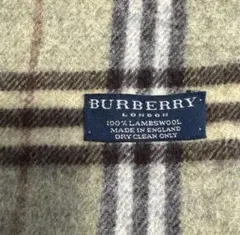 バーバリー　マフラー　ラムウール100%