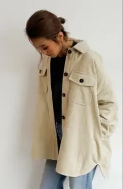 ciaopanicベージュ シャツジャケット