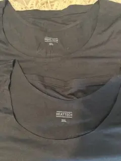 UNIQLO HEATTECH 3XL ブラック 2枚セット