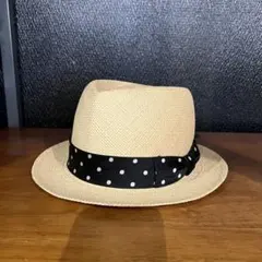 WACKOMARIA ワコマリア パナマハット M ドット リボン 中古 WACKOMARIA ワコマリア パナマハット M ドット リボン 中古