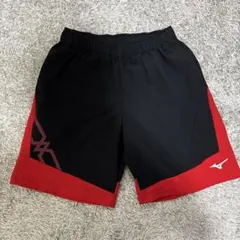 MIZUNO ハーフパンツ ブラック レッド