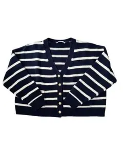 ZARA ポケットウール100%カーディガン