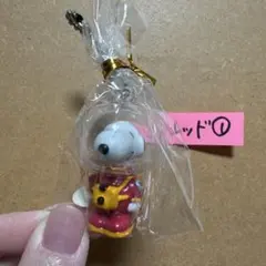 スヌーピー 宇宙飛行士 アストロノーツ キーホルダー 未開封 レトロ　赤1
