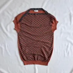 ドリスヴァンノッテン　ノースリーブニット　ゴールドピンク系　S ドリスヴァンノッテン ノースリーブニット ゴールドピンク系 S