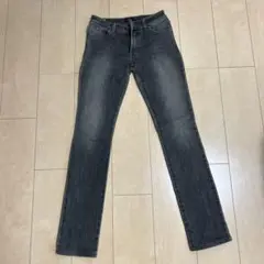 SOMETHING ダークグレー スリムフィットデニム size 29×32