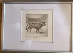 牛久建治 版画 「花」エッチング - メルカリ