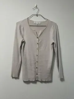 ROPÉ PICNIC ベージュ Vネックカーディガン 38