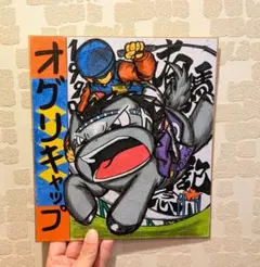 有馬記念【オグリキャップ】ミニキャラ♪競走馬色紙イラスト！競馬絵画(^^)