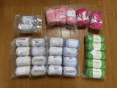 毛糸まとめ売り　２６玉　ダイソー　セリア　チュチュリボン　アクリル100%