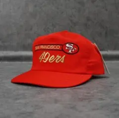 NFL SF 49ers 5パネル スナップバック キャップ レッドのサムネイル