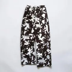 美品【URBAN RESEARCH】ストレートパンツ 総柄 大人カジュアル 脚長