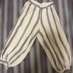MALAIKA ストライプ リラックスパンツ