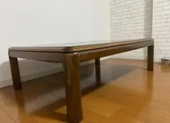 우든 센터 테이블 로우 테이블 브라운
