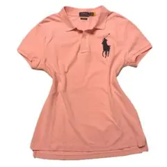 ラルフローレン ビッグポニー ピンク ポロシャツ ピチT 平成女児 Y2K S