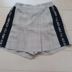 キッズ キュロット チェック柄 150