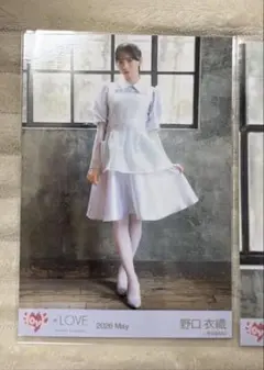 野口衣織 生写真 =LOVE イコラブ 劇薬中毒 MV衣装 研究員 コンプ