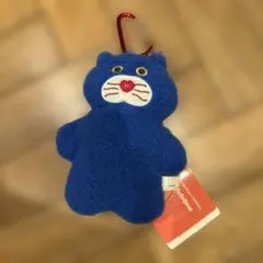 mojojojo カラビナ付きぬいぐるみポーチ　Nicky 青 モジョジョジョ