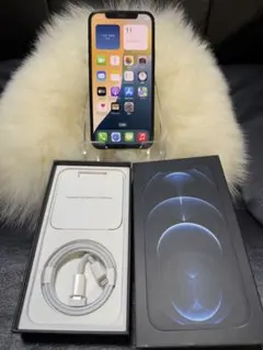 iPhone 12 PRO 256GBパシフィックブルー　SIM フリー「美品」
