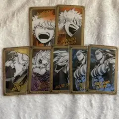 僕のヒーローアカデミア　ヒロアカ　箔押しクリアカード　クリカ