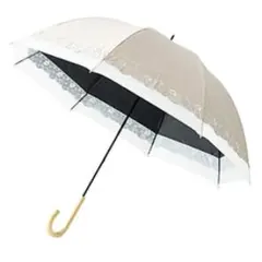 【新品レア】シマエナガ　レース装飾付き晴雨兼用長傘