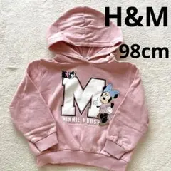 H&M エイチアンドエム　ミニー　スウェット　トレーナー　　　98センチ
