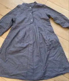 アーバンリサーチドアーズ　チェック柄 長袖ワンピース 120