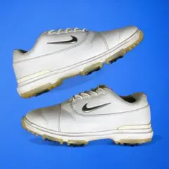 甘*楽様 NIKE ナイキ ゴルフ 25㎝ ゴルフシューズ 靴紐 スパイク ホワ