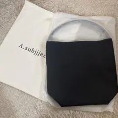 【新品】A.subjjject Curve Leather Bucket Bag