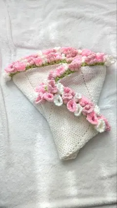 【花束ブランケット】スズラン ピンク