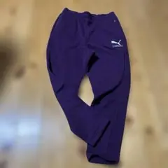 PUMAスウェットパンツ　リラックスフィットMサイズ　パープル