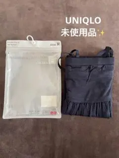 未使用 UNIQLO チューブトップ（レース）ストラップ取り外し可 Mサイズ 黒