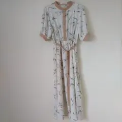 frames RAY CASSINフレームスレイカズン 花柄半袖ロングワンピース