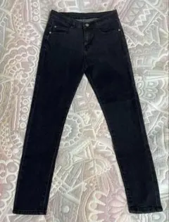 スキニーパンツ デニム ジーパン レディース ブラック M