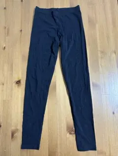 無印良品　ストレッチ天竺編み　レギンス（十分丈）婦人Ｓ・黒
